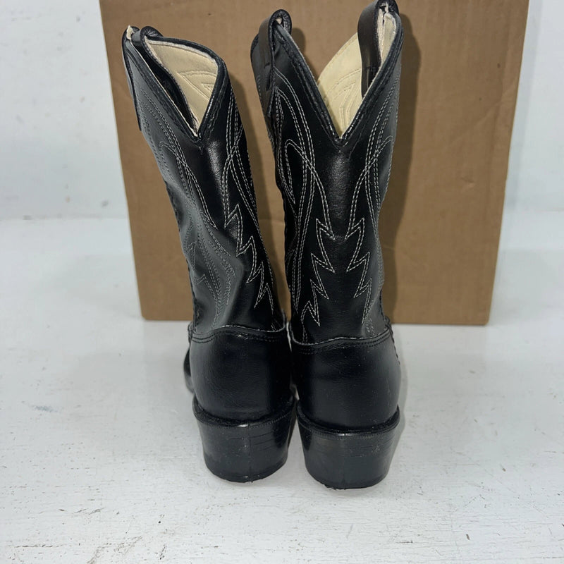 New Children’s Black Bronco Cowboy Boots. 11.5 11 1/2 D. 24-99