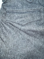 New Vintage Gray Circle S Polyester Pants #CP4776 XX-81