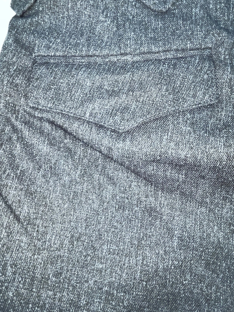 New Vintage Gray Circle S Polyester Pants #CP4776 XX-81