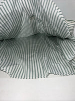 New Women’s Van teal Green Stripped Long Sleeve English Riding Shirt. 8/30 G-46