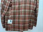 New Men’s Pioneer Wear Red Plaid Suit Jacket 44 #554 LL-608