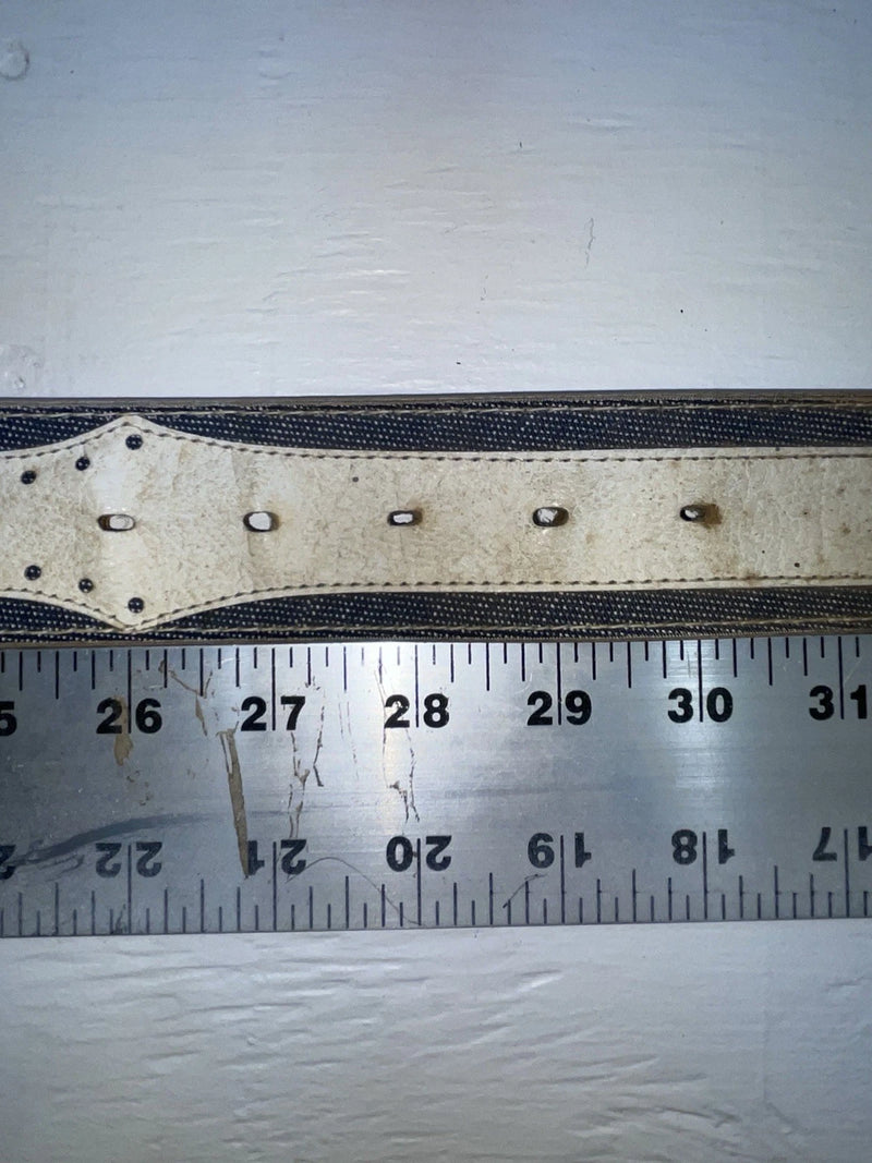 New Blue Genuine Leather 28” Belt #7330 Z-171