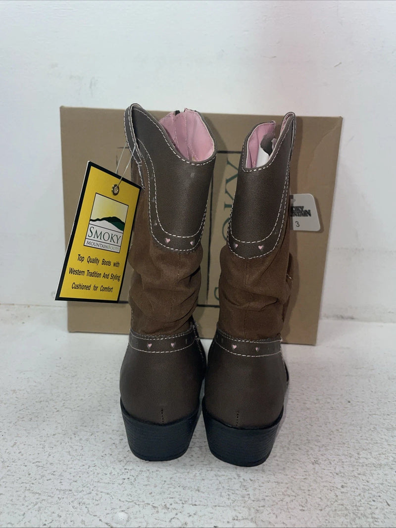 New Youth Brown Smoky Mountain Cowboy Boots. 1122 C 3. 22-104