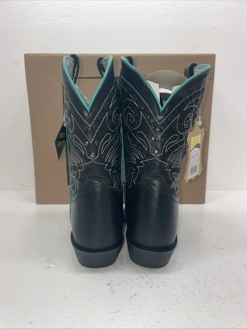 New Women’s Black Smoky Mountain Cowboy Boots. 6062 8.5 8 1/2 W. 16-100