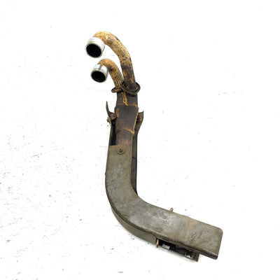 2012 Yamaha Grizzly 550 YFM550 4x4 OEM Exhaust Header Pipe 1HP-E4611-00-00 AY65