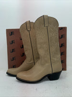 New Men’s Cream Texas Imperial Cowboy Boots. M 129 9 D. 4-22