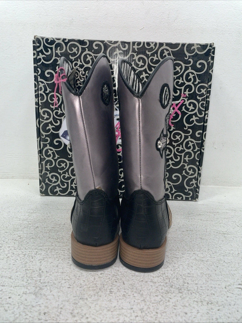 New Children’s Purple Blazin Roxx Cowboy Boots. 4451201 13.5 13 1/2. 23-57