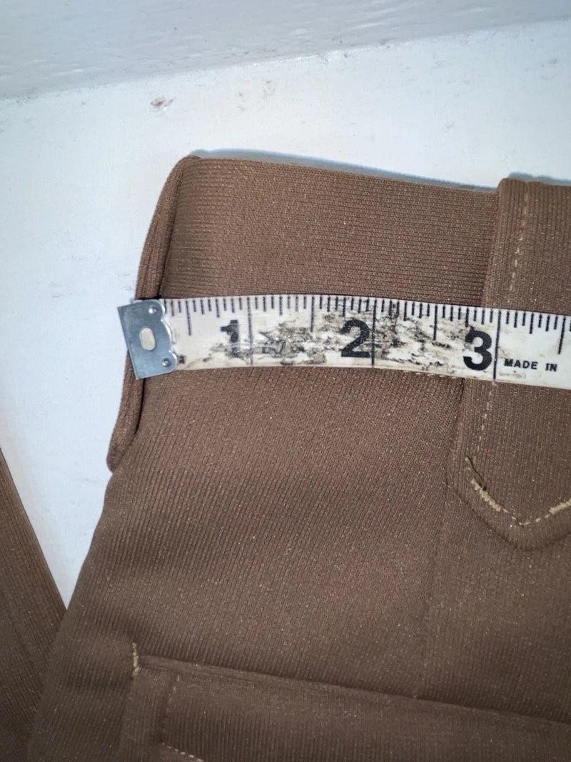 New Vintage Brown Dickson Jenkins Polyester Pants #2442 SS-36