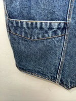 New Men’s ELY Cattleman Denim Vest XL #241104 L-604