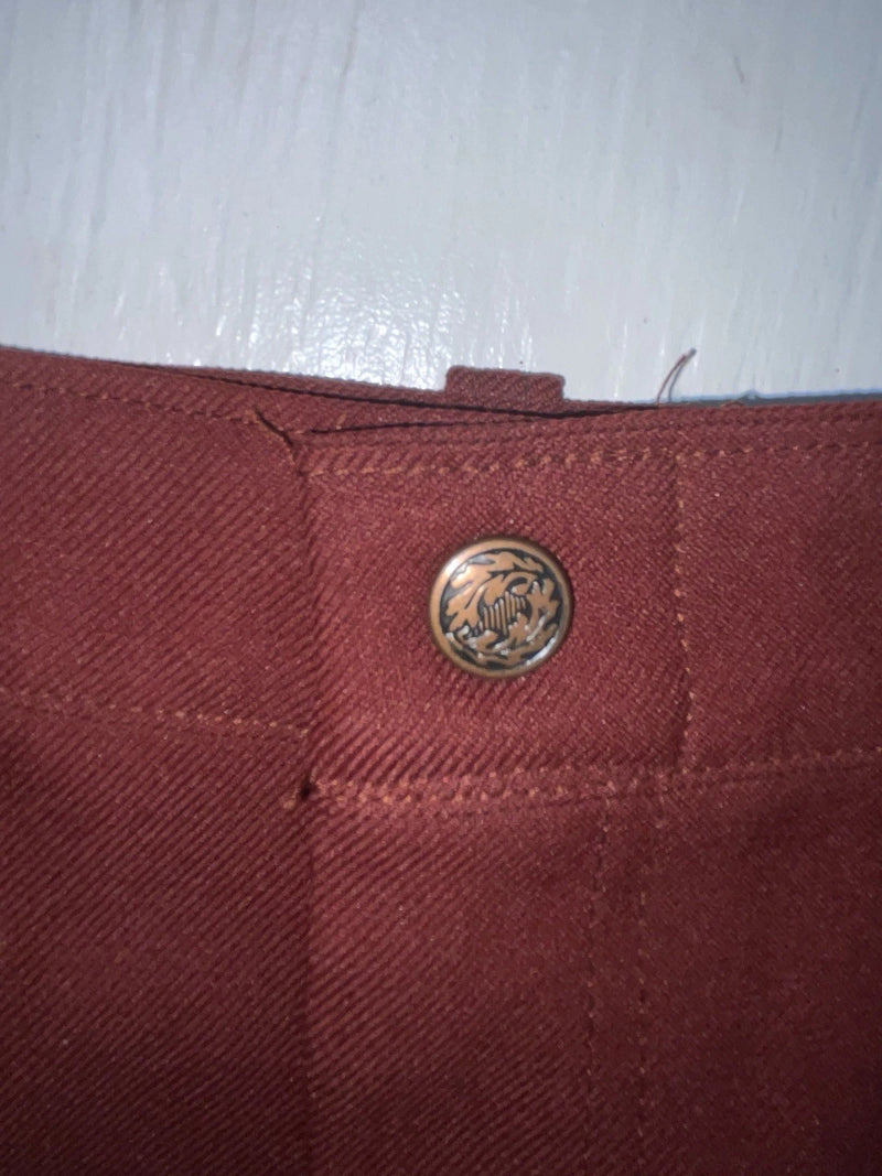 New Vintage Red Dickson Jenkins Polyester Pants #5512 XX-105