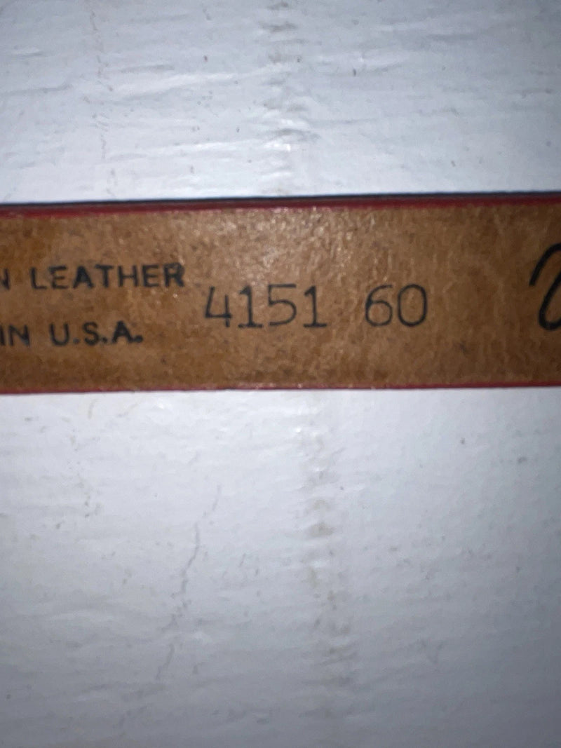 New Red Genuine Leather Wrangler Tooled 28” Belt #4151 JJ-112