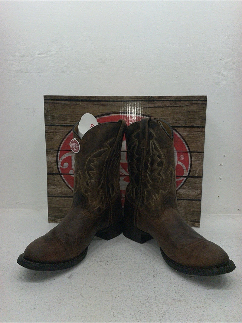 New Men’s Brown Laredo Cowboy Boots. 67902 9.5 9 1/2 E W. 4-78