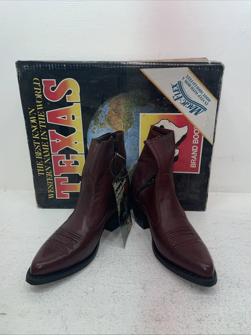 New Men’s Red Texas Brand Cowboy Boots. M 373 8.5 8 1/2 D. 3-126