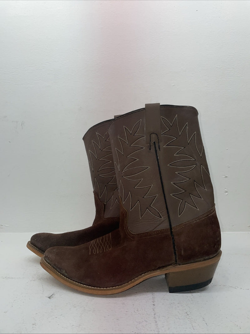 New Men’s Brown Acme Cowboy Boots. 7522 10 D. 6-44