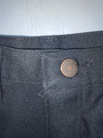 New Vintage Black Wrangler Polyester Pants #82BK ZZ-13