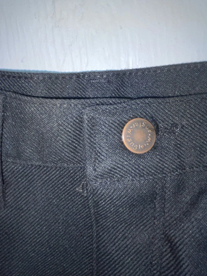 New Vintage Black Wrangler Polyester Pants #82BK ZZ-13