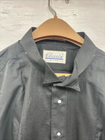 New Men’s Classix Black Under Tux Long Sleeve Button Up XL O-30