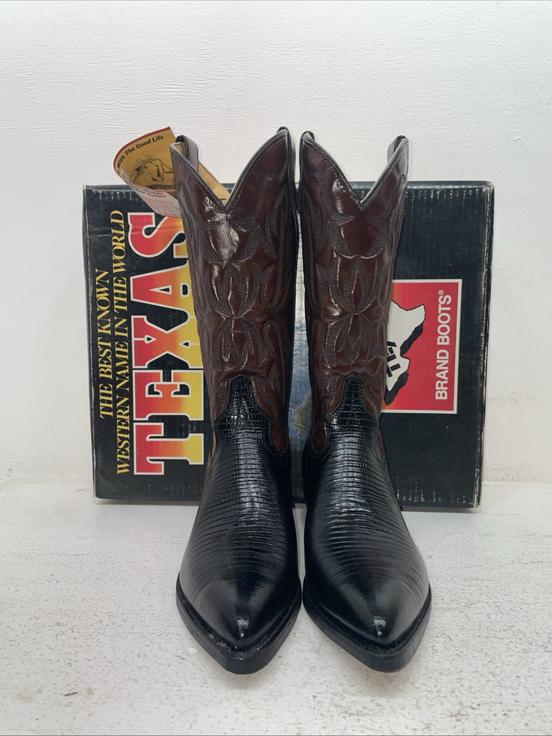 New Men’s Brown Texas Brand Cowboy Boots. 7230 9 E E. 3-30