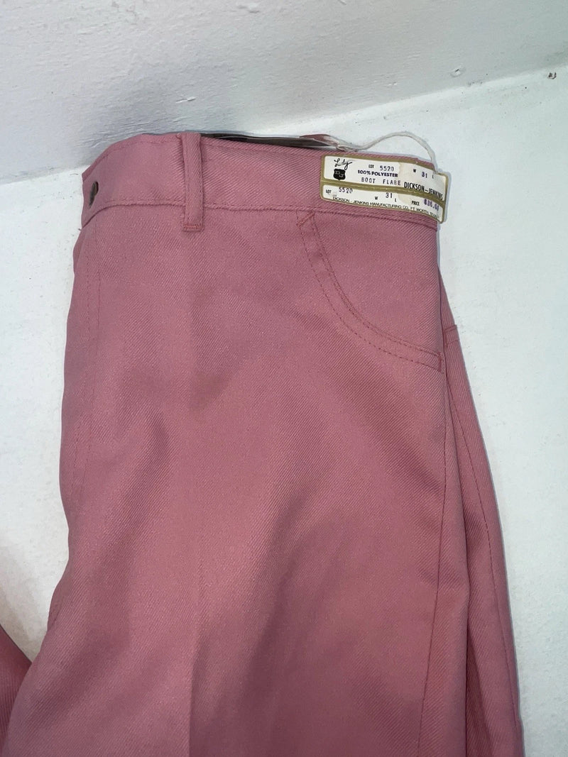 New Vintage Pink Dickson Jenkins Polyester Pants #5520 OO-53