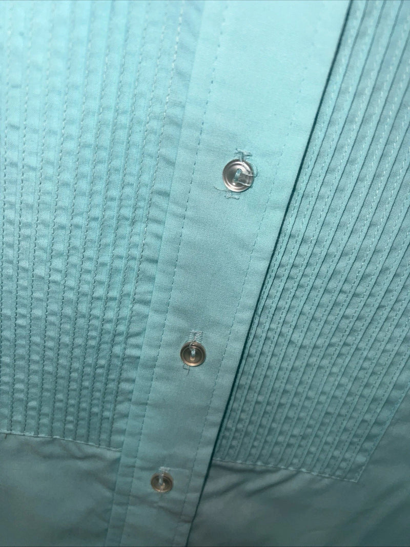 New Women’s Western Collection Turquoise Long Sleeve Button Up Shirt 14 3B-80