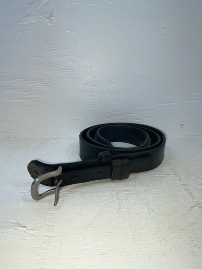 New Black Genuine Leather HD Xtreme Tooled 44” Belt #N2712801 NN-132