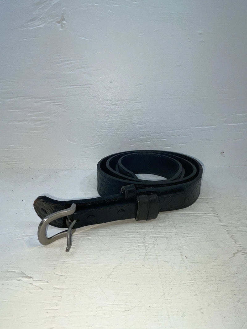 New Black Genuine Leather HD Xtreme Tooled 44” Belt #N2712801 NN-132