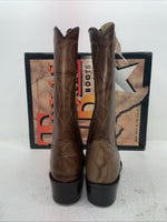 New Men’s Brown Texas Brand Cowboy Boots. 8011 10 D. 7-36