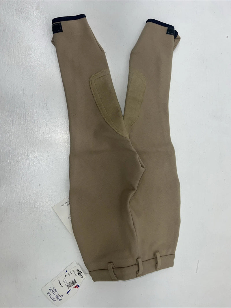 New Children’s Millers Beige English Riding Breeches. 4 #71104-34 A-145