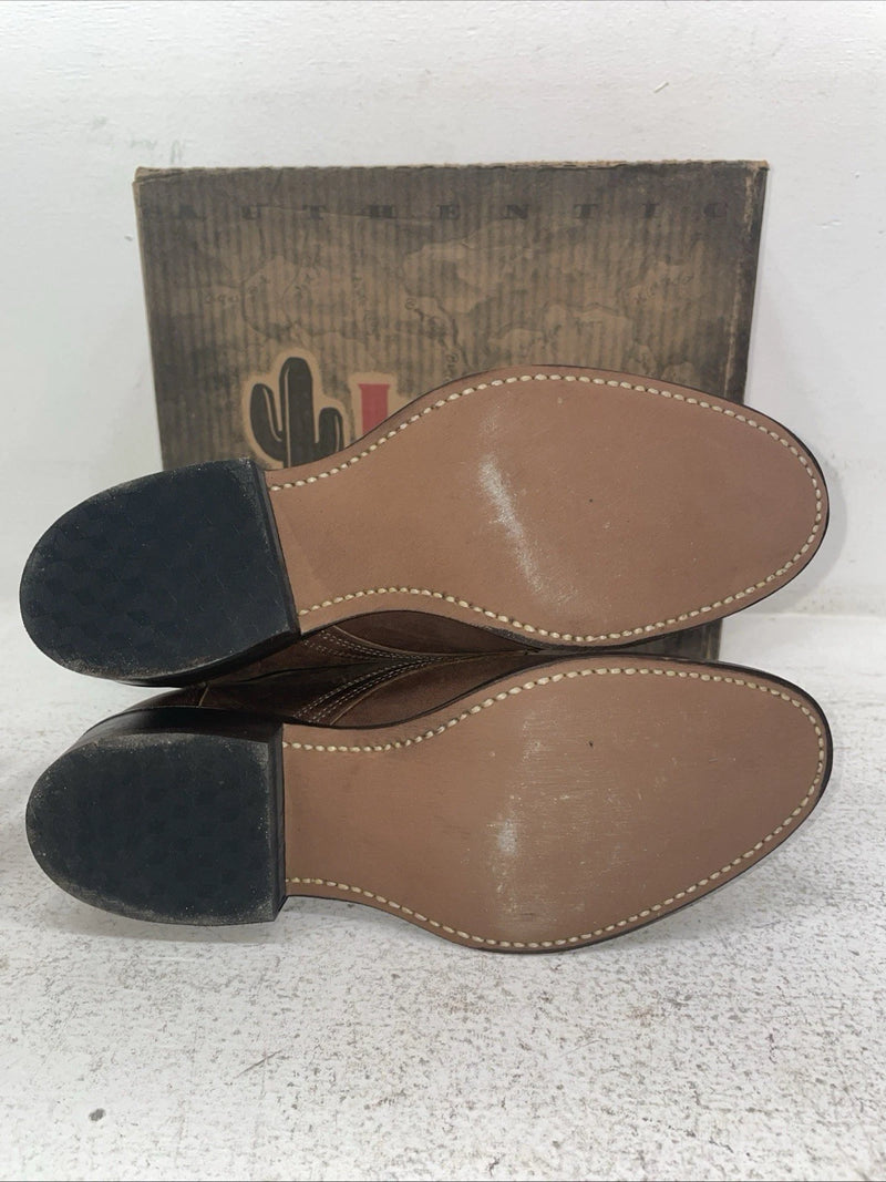 New Men’s Brown Lace Up Laredo Cowboy Boots. 1225 8 E E. 1-85
