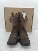 New Youth Brown Nocona Cowboy Boots. N K 5053 5.5 5 1/2 D. 2-146