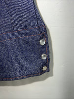 New Men’s Karman Western Wear Denim Pearl Snap Long Sleeve Shirt. 15.5x33 M I-24