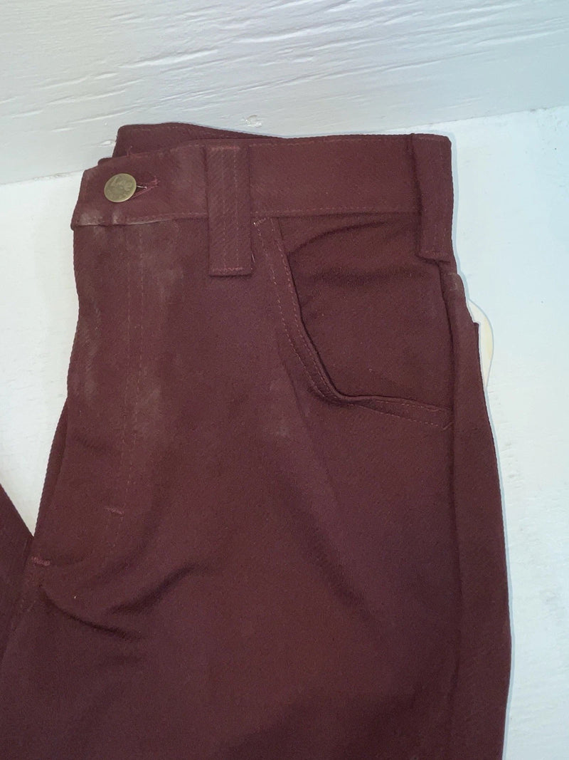New Vintage Red Lee Polyester Pants #2004061 OO-87