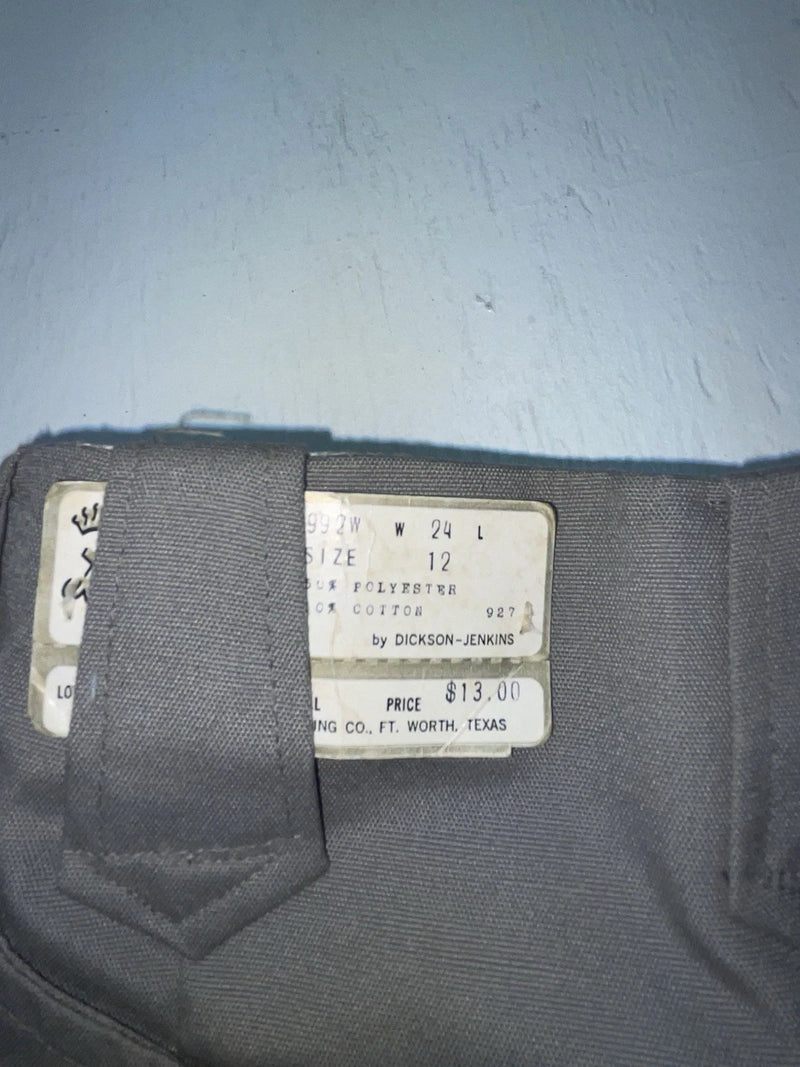 New Vintage Gray Dickson Jenkins Polyester Pants #992 SS-72