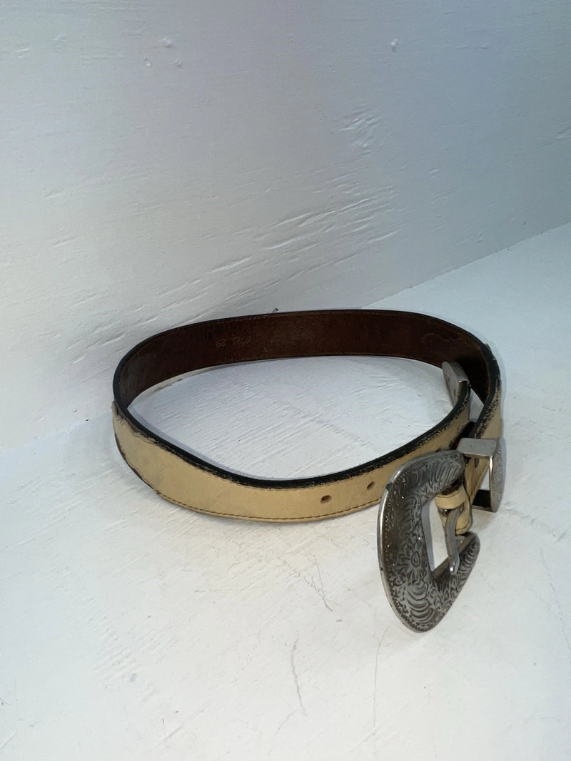 New Brown Genuine Leather Acme Tooled 29” Belt #6921 JJ-28