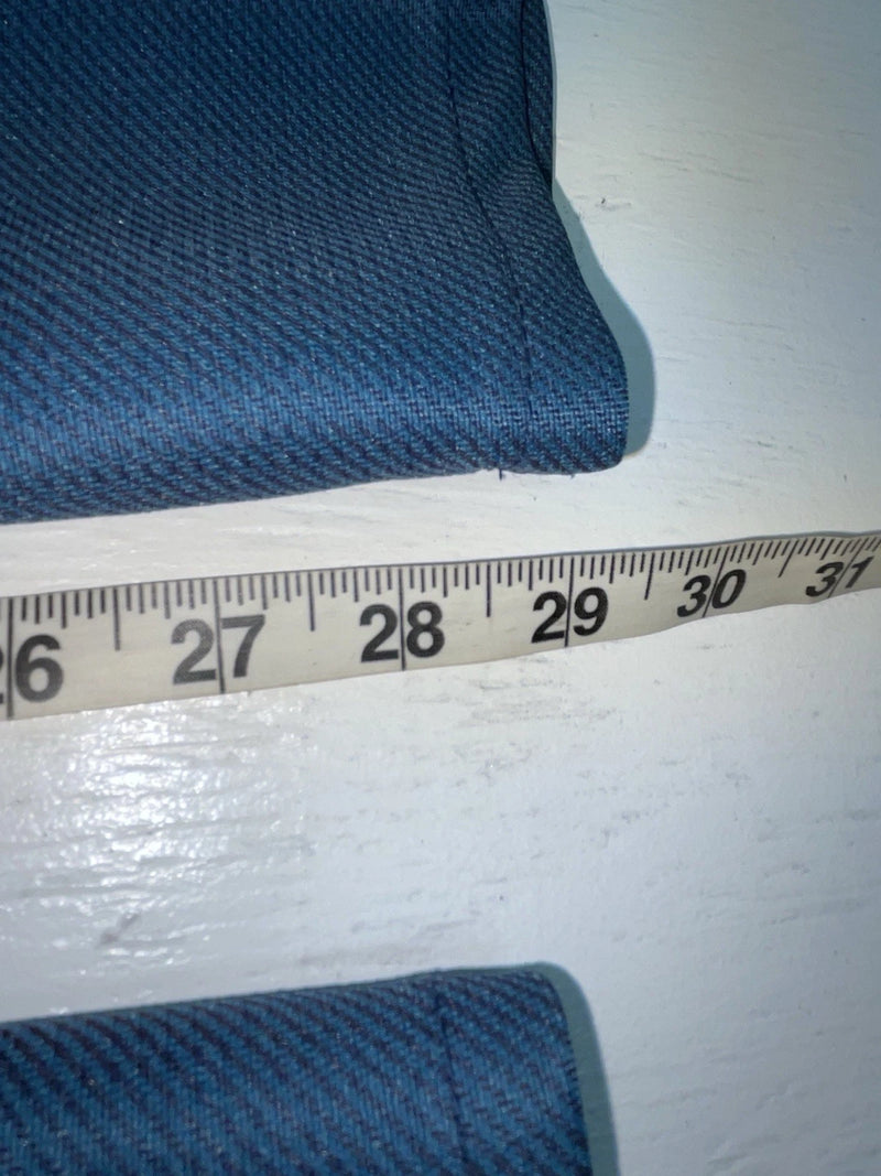 New Vintage Blue Polyester Pants #2624 3A-10