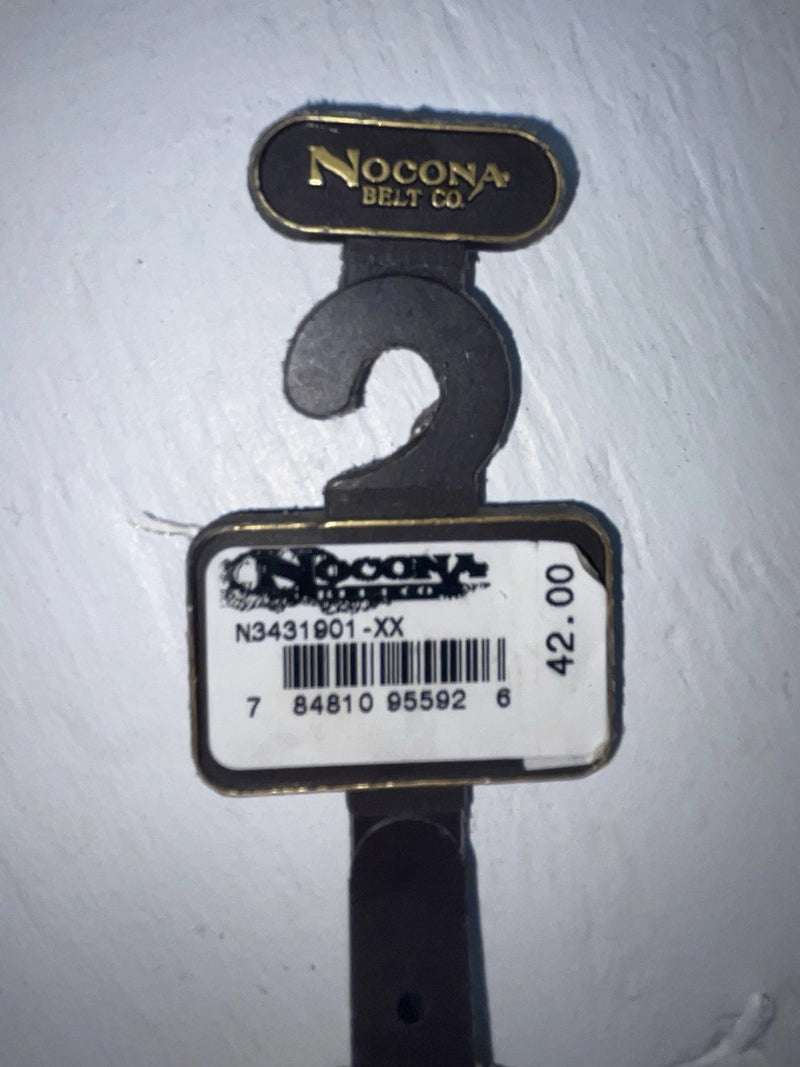 New Black Genuine Leather Nocona Silver Bling XXL Belt #N3431901 NN-119