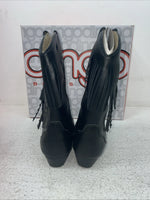 New Children’s Black With Fringe Dingo Cowboy Boots. C 2220 12.5 12 1/2. 23-47