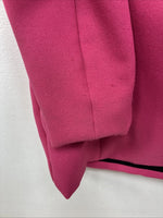 New Women’s To Dy For Pink Black Long Sleeve Button Up Size XL YY-101