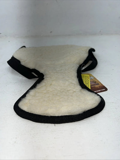 New Tough 1 Natural Wool Saddle Seat Cover #60-8900 HH-17