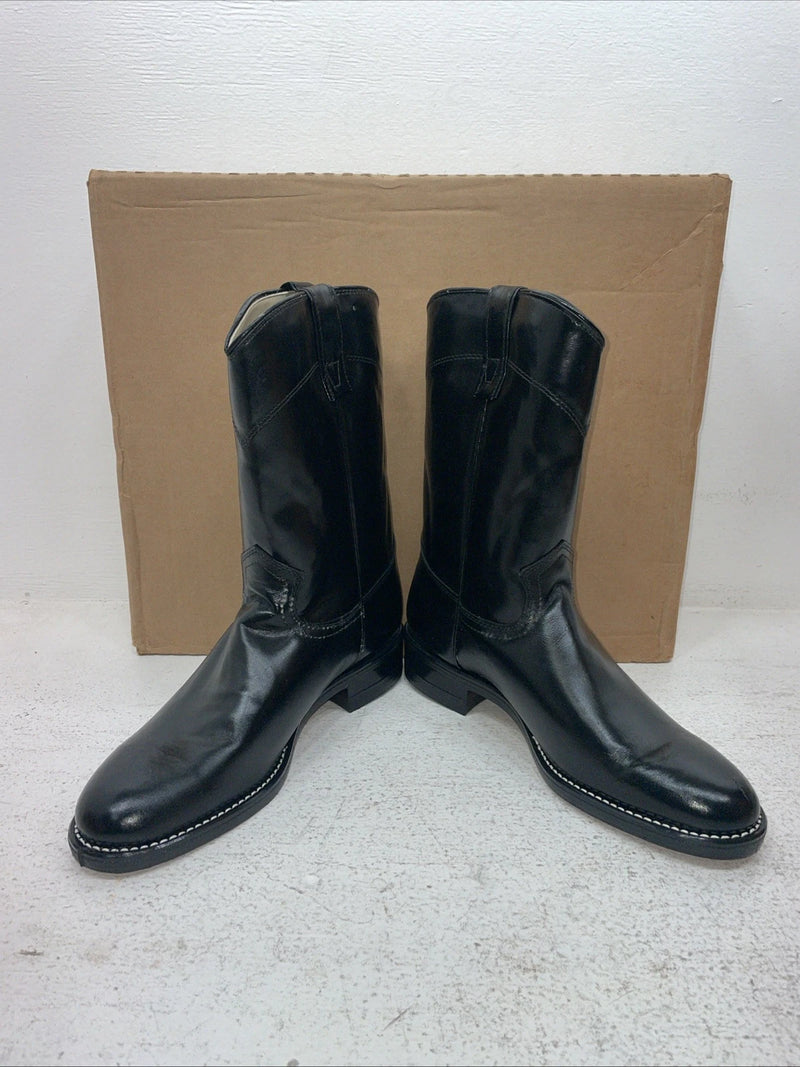 New Men’s Black Westex Cowboy Boots. 1566604 8.5 8 1/2 D. 3-86