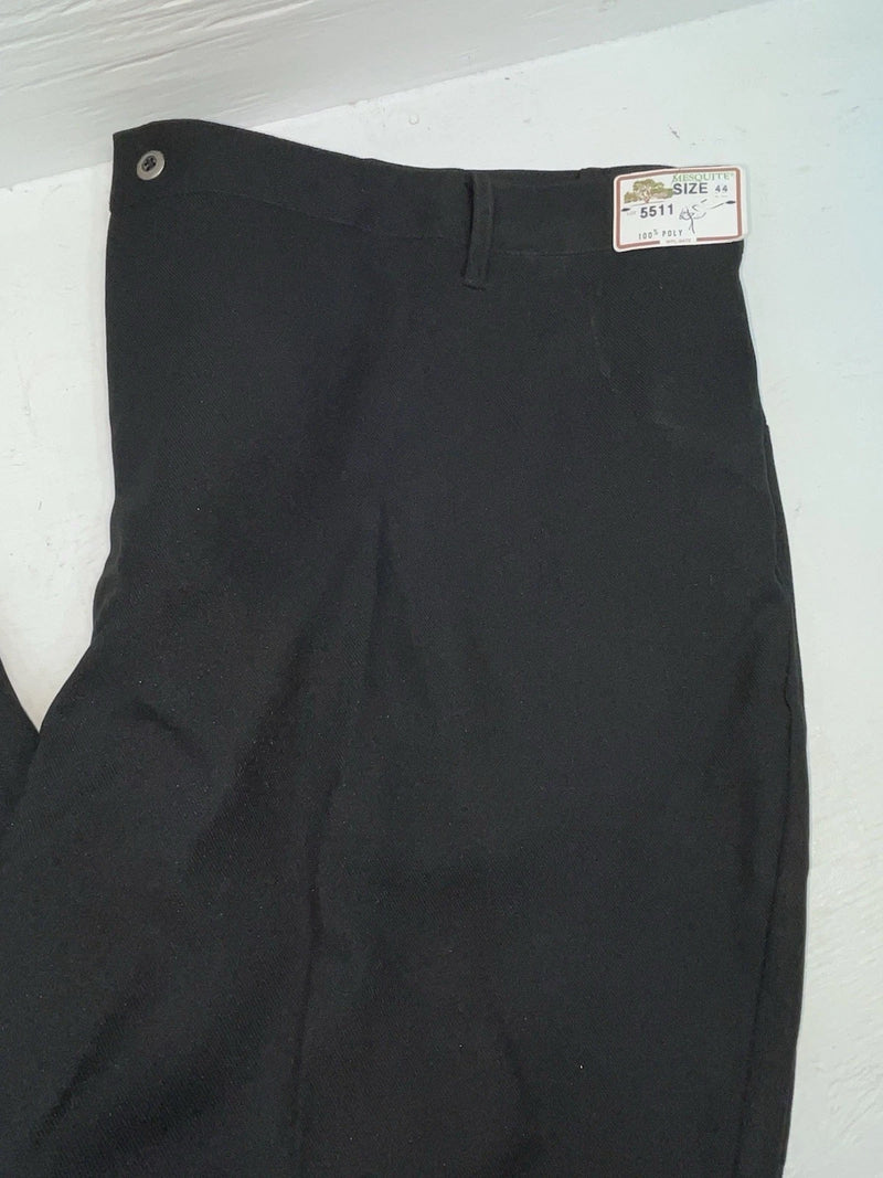 New Vintage Black Mesquite Polyester Pants #5511 XX-97