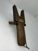 New J.Chisholm Boot Jack Natural Wood C-35
