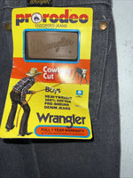 New Boys Grey Wrangler Pro Rodeo Cowboy Cut Denim Jeans. 16/26 C-7