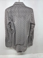 New Women’s Miller Brown Design Long Sleeve Pearl Snap Size 14.5 MM-28