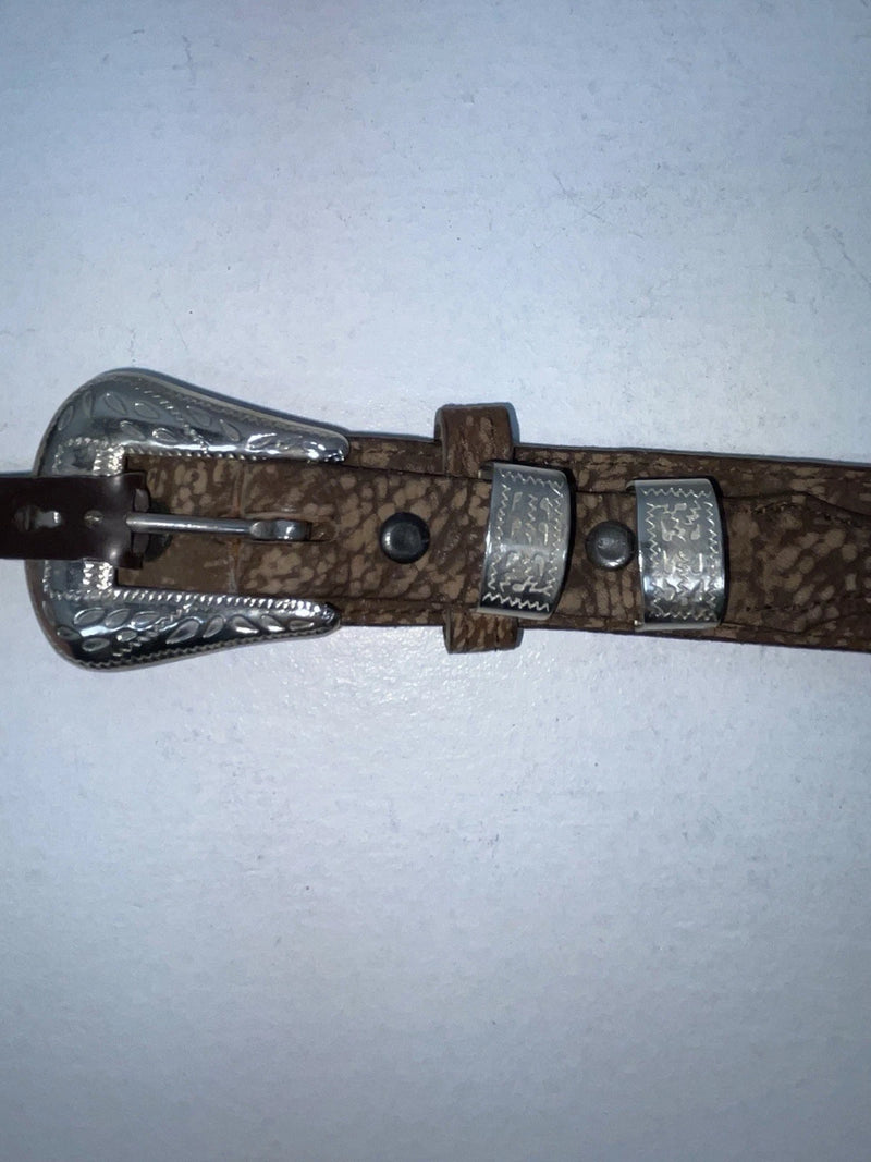 New Brown Genuine Leather Nocona 30” Belt #151120230 Z-56