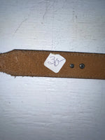 New Brown Genuine Leather Wrangler Animal Pendent 38” Belt #570111 NN-21