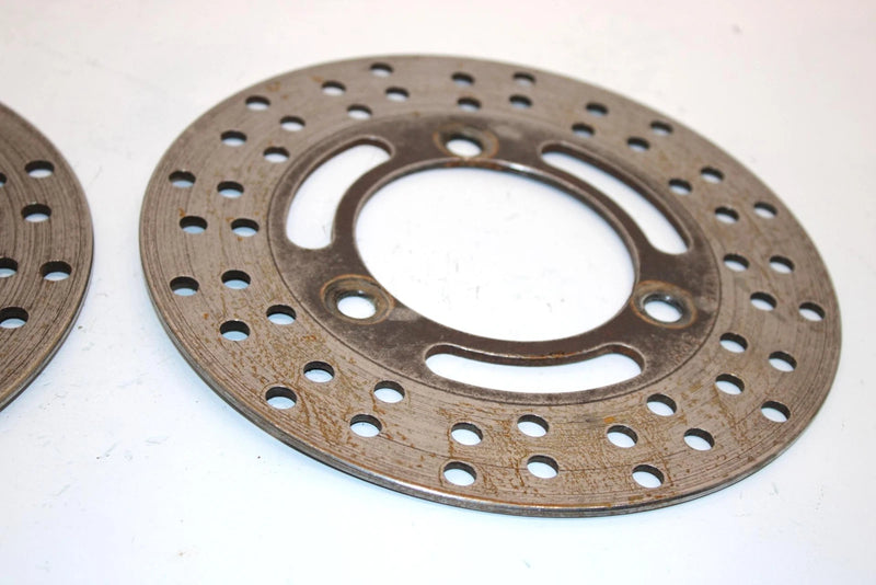 00 Kawasaki Prairie 300 Kvf300b2 Oem Front Brake Disc Pair 41080-1216 AK0