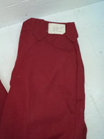 New Vintage Red Polyester Pants #2327 3A-78