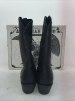 New Men’s Black American West Cowboy Boots. 68610 10 E W. 6-90
