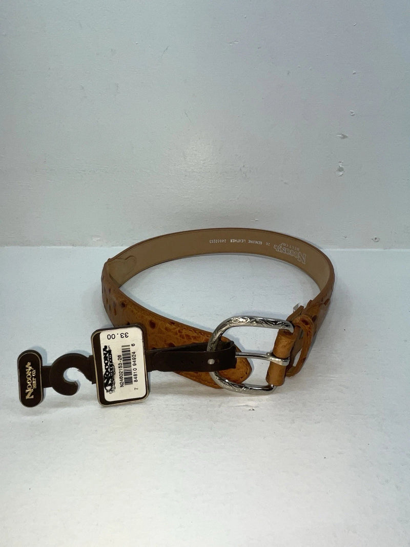 New Brown Genuine Leather Nocona 26” Belt #N24602153 Z-52